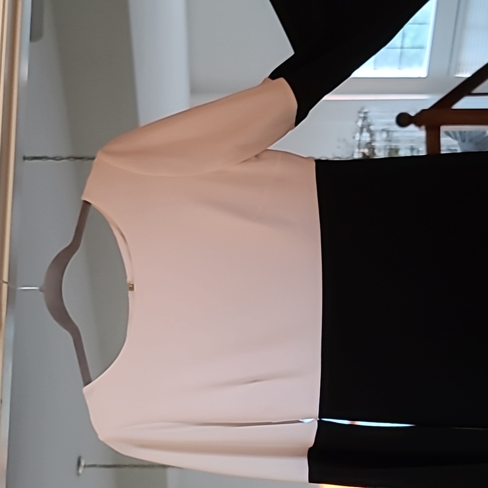 Calvin Klein N Black and White Dress